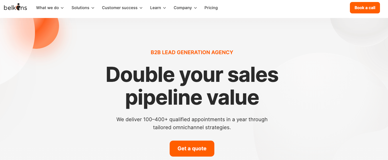 belkins saas lead generation agency review