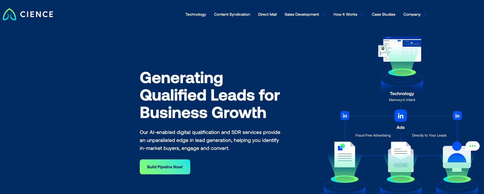 cience saas lead gen agency graphic