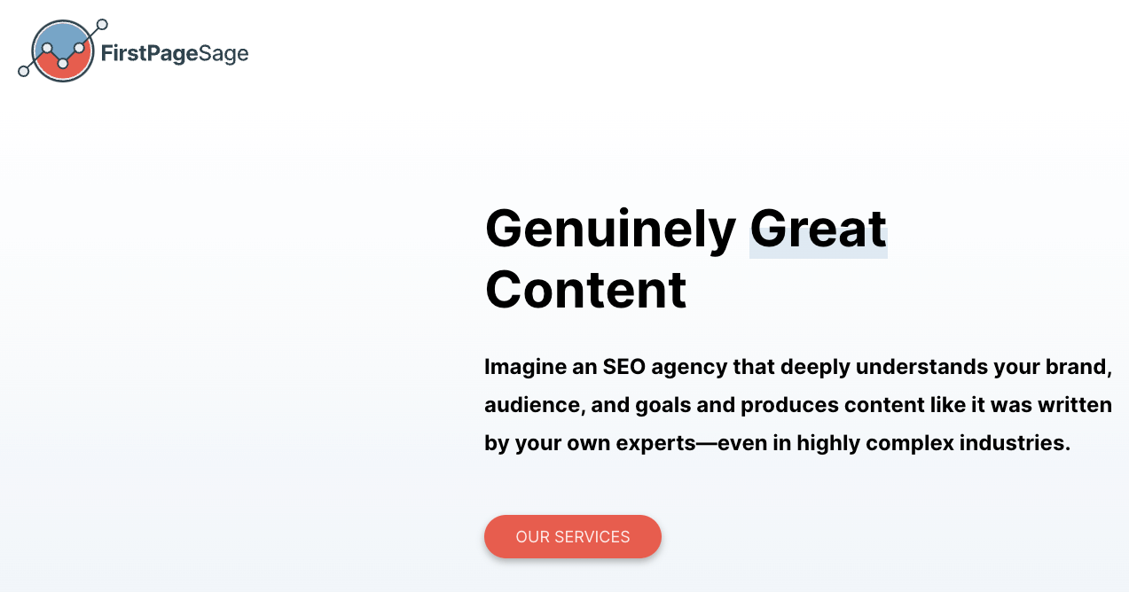 first page sage saas seo agency