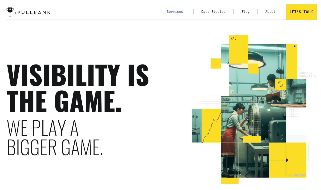 ipullrank generative engine optimization agency graphic