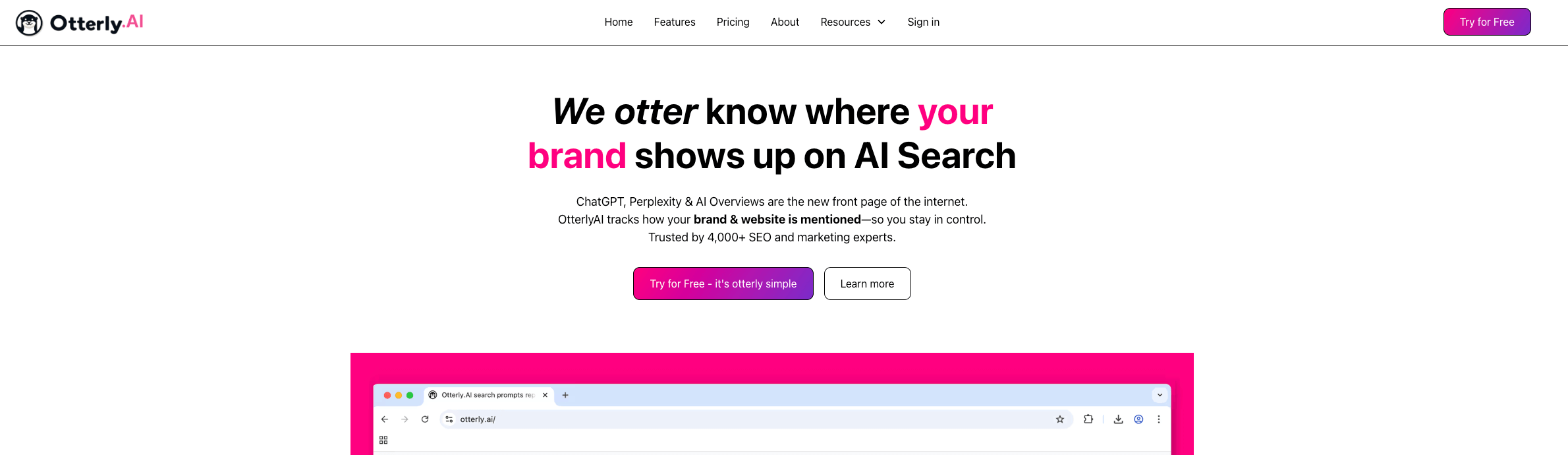 otterly ai generative engine optimization tool graphic