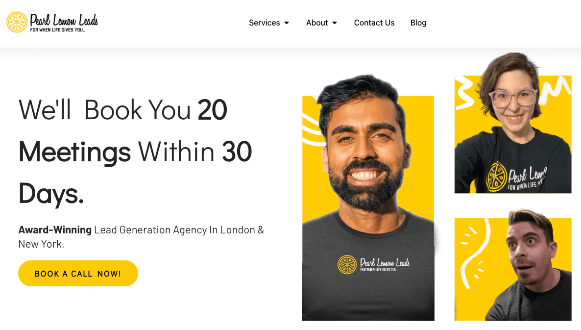 pearl lemon leads saas lead gen agency