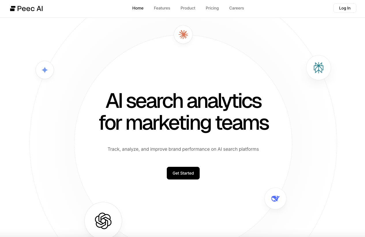 peec ai generative engine optimization tool graphic