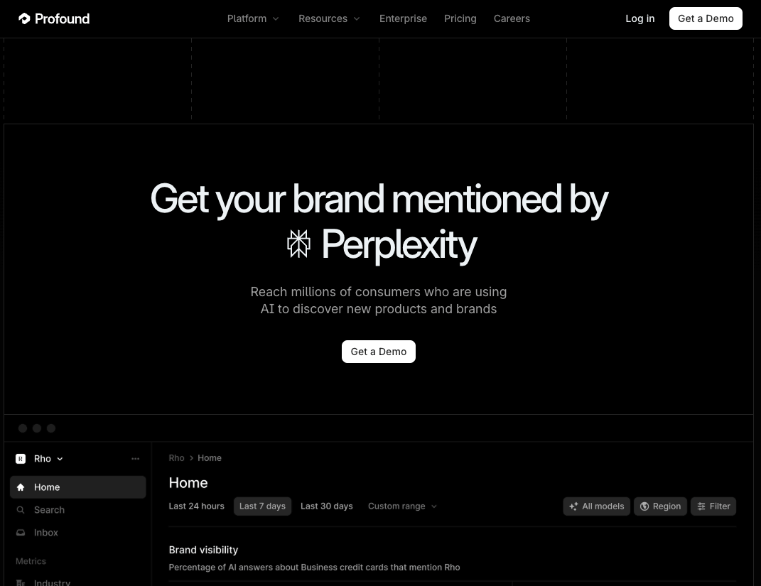 profound generative engine optimization tool graphic