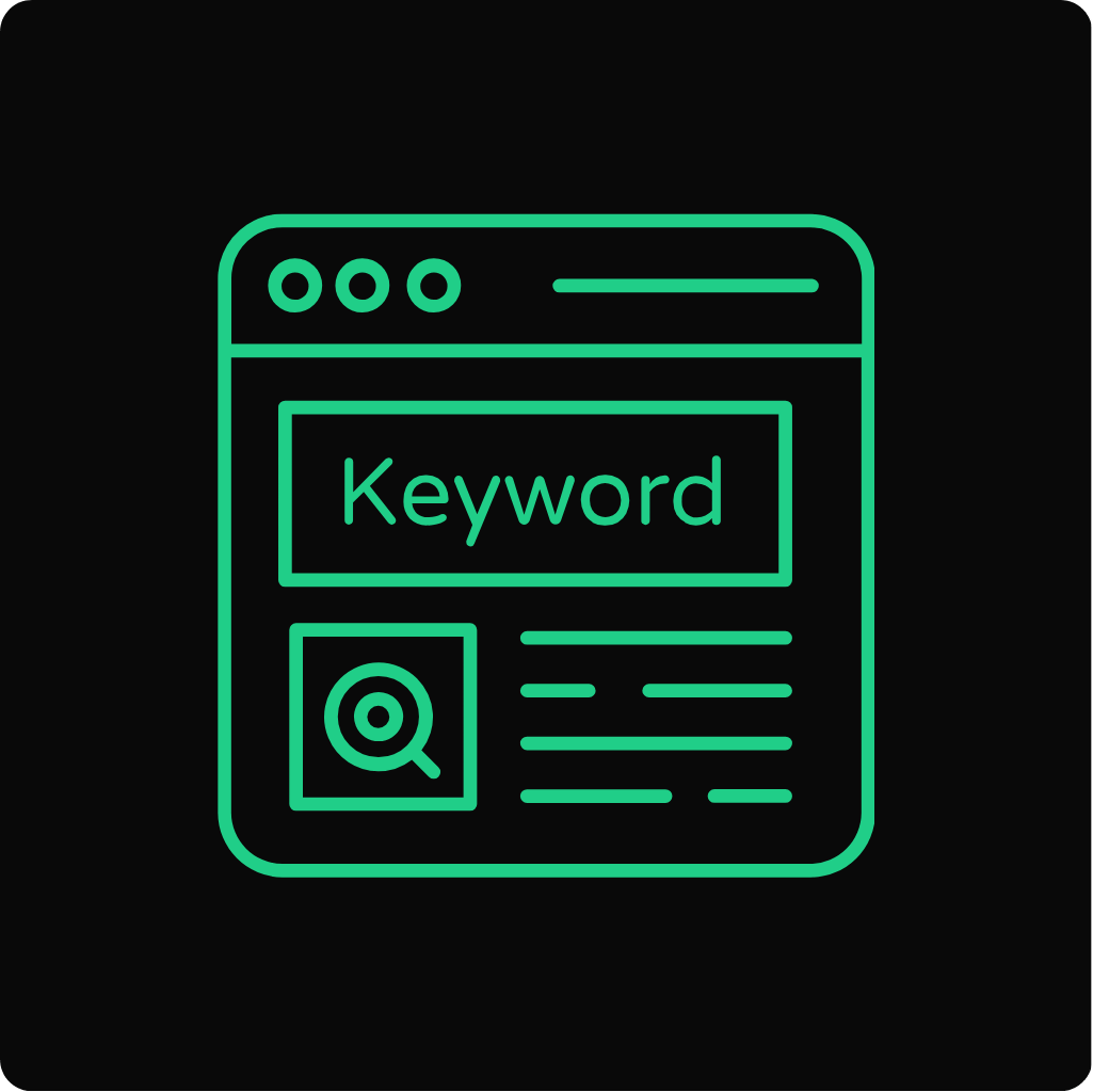 saas keyword research graphic