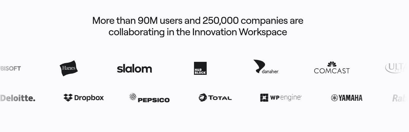 social proof landing page graphic