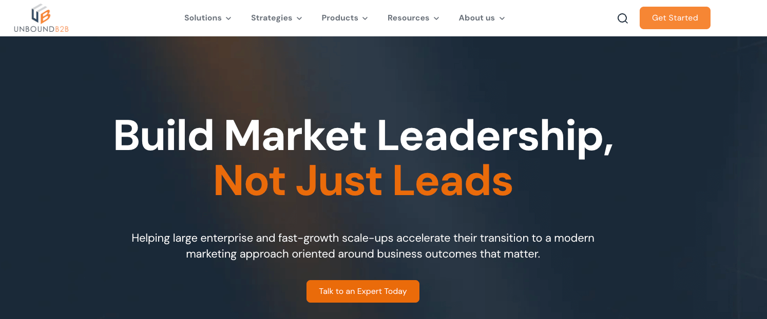 unboundb2b saas demand gen agency graphic